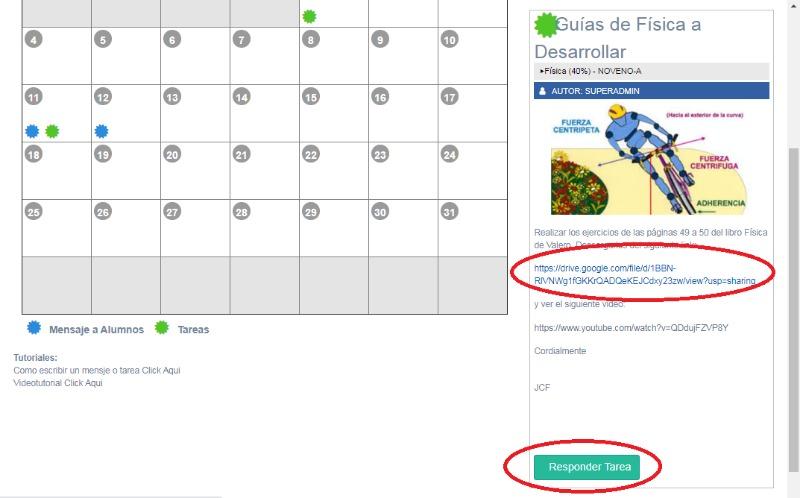 Descargar guia de trabajo y responder tarea